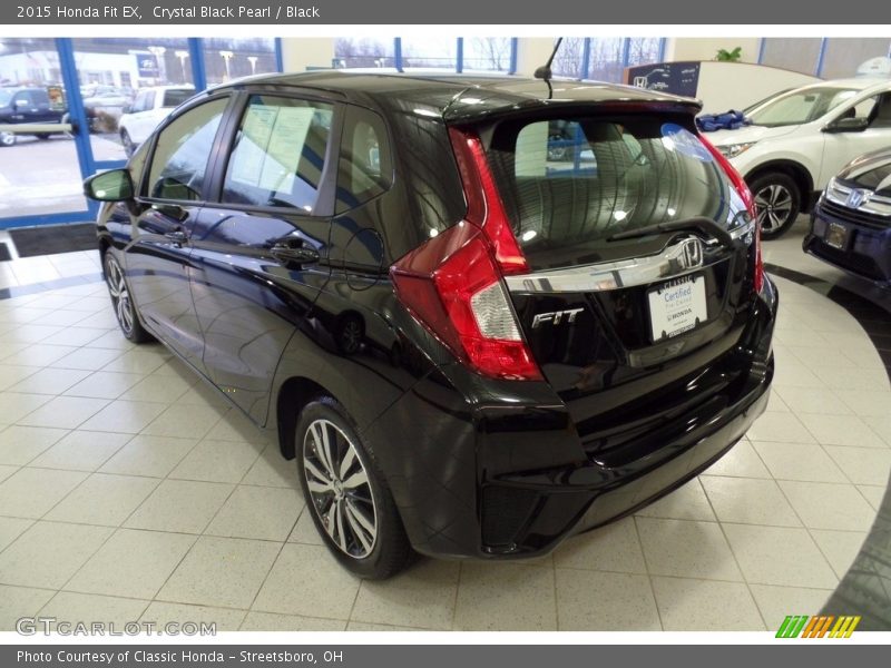 Crystal Black Pearl / Black 2015 Honda Fit EX