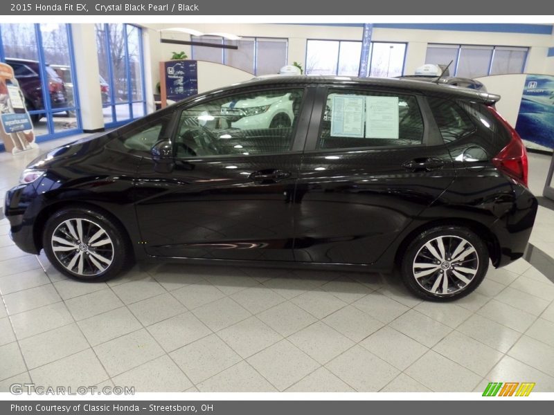 Crystal Black Pearl / Black 2015 Honda Fit EX