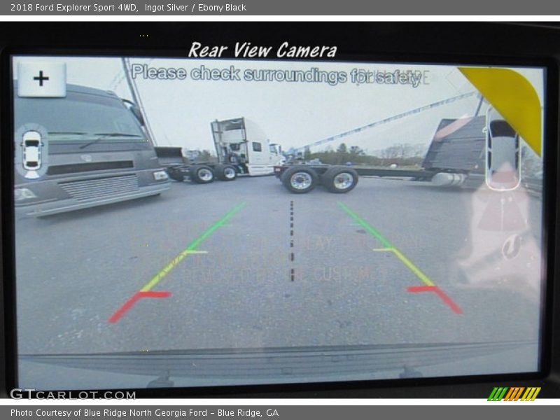 Controls of 2018 Explorer Sport 4WD