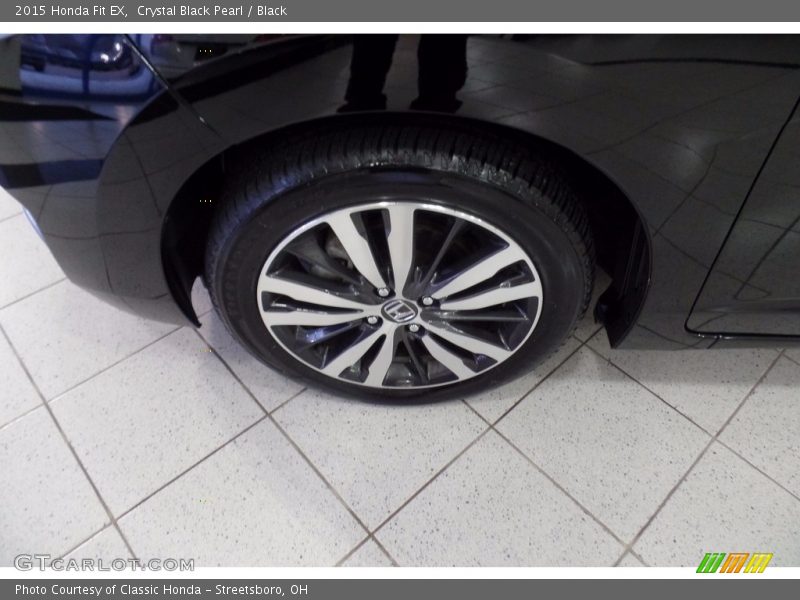 Crystal Black Pearl / Black 2015 Honda Fit EX