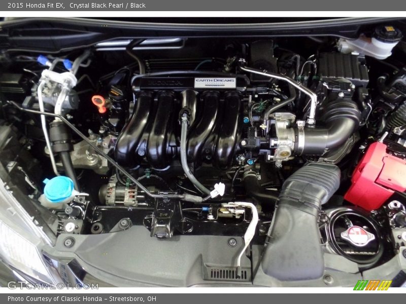 Crystal Black Pearl / Black 2015 Honda Fit EX