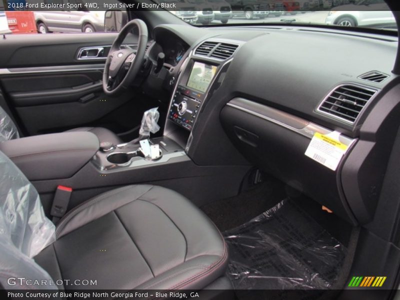 Ebony Black Interior - 2018 Explorer Sport 4WD 