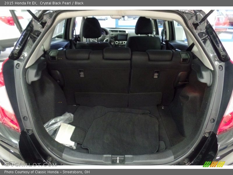 Crystal Black Pearl / Black 2015 Honda Fit EX