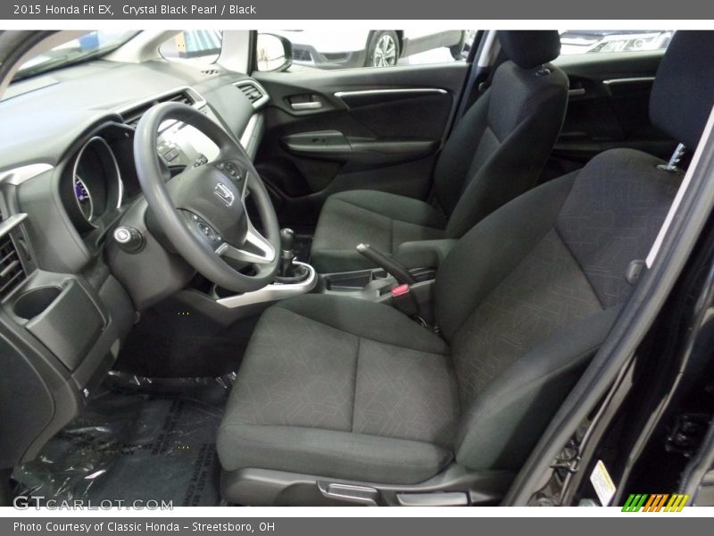 Crystal Black Pearl / Black 2015 Honda Fit EX