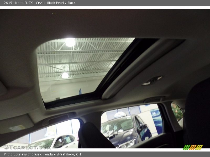 Crystal Black Pearl / Black 2015 Honda Fit EX