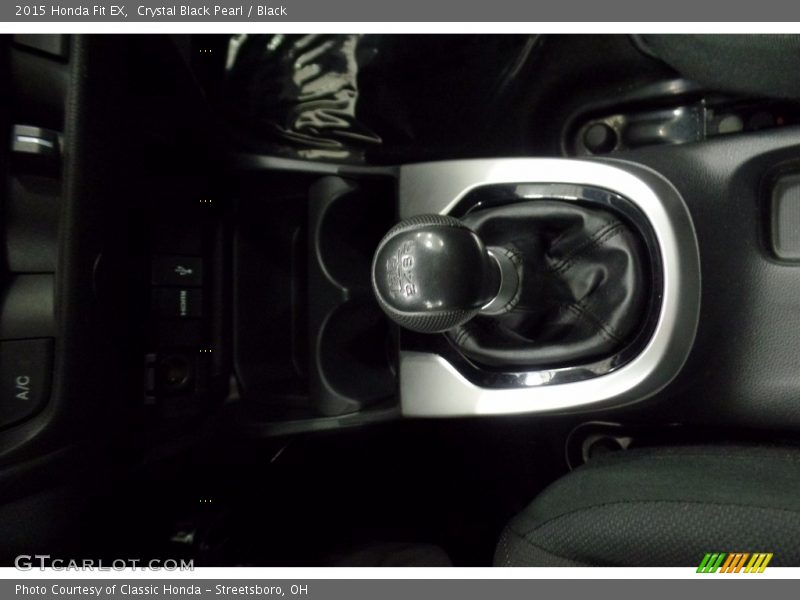 Crystal Black Pearl / Black 2015 Honda Fit EX