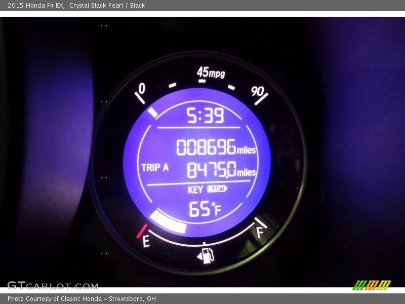 Crystal Black Pearl / Black 2015 Honda Fit EX