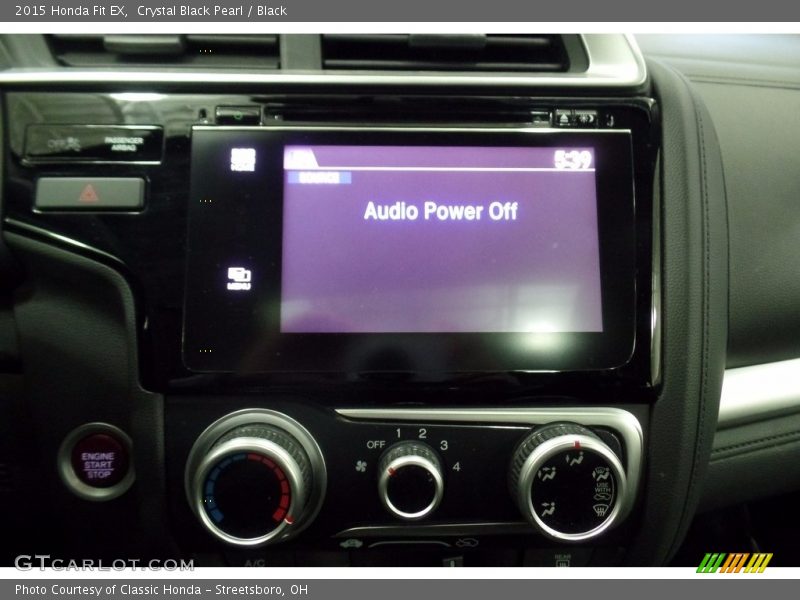 Crystal Black Pearl / Black 2015 Honda Fit EX