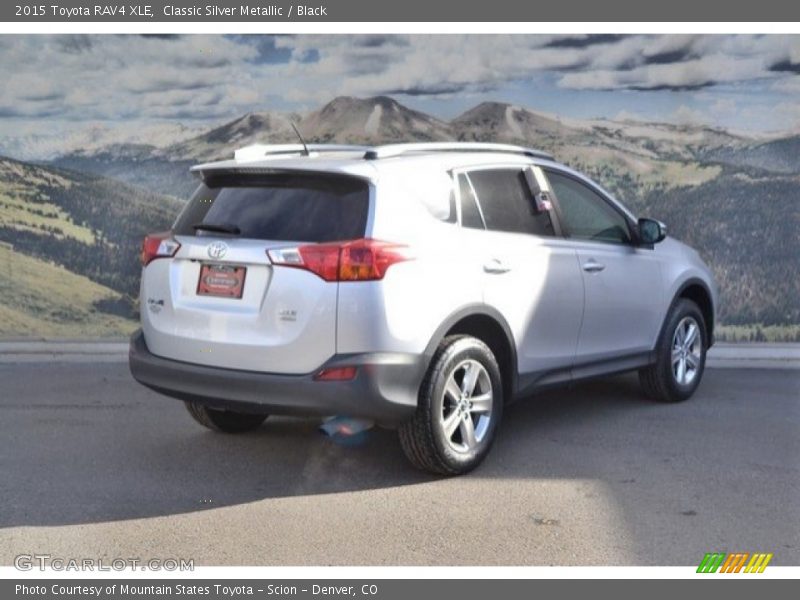 Classic Silver Metallic / Black 2015 Toyota RAV4 XLE