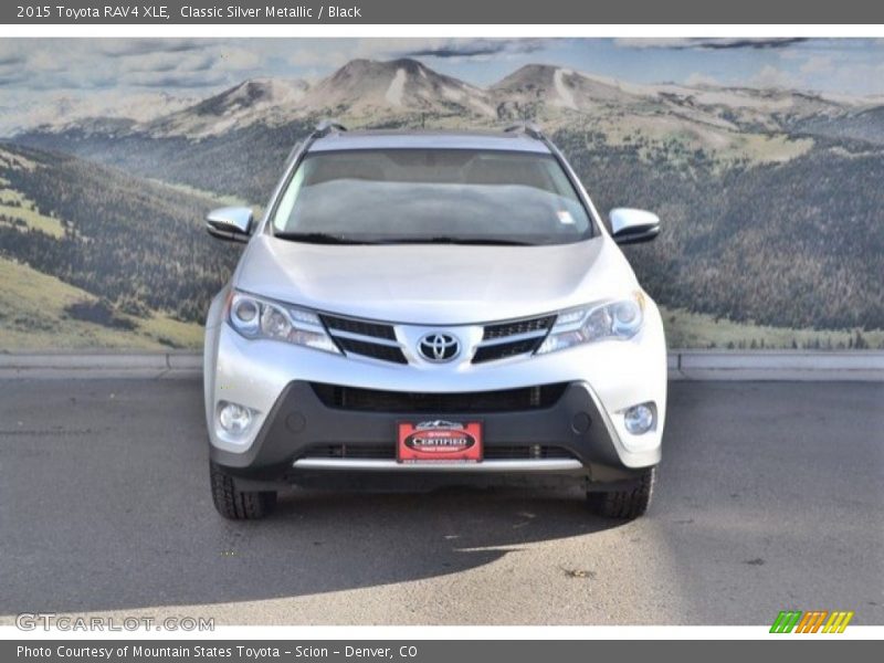 Classic Silver Metallic / Black 2015 Toyota RAV4 XLE