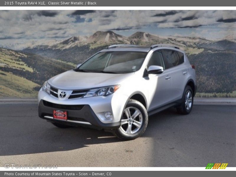 Classic Silver Metallic / Black 2015 Toyota RAV4 XLE