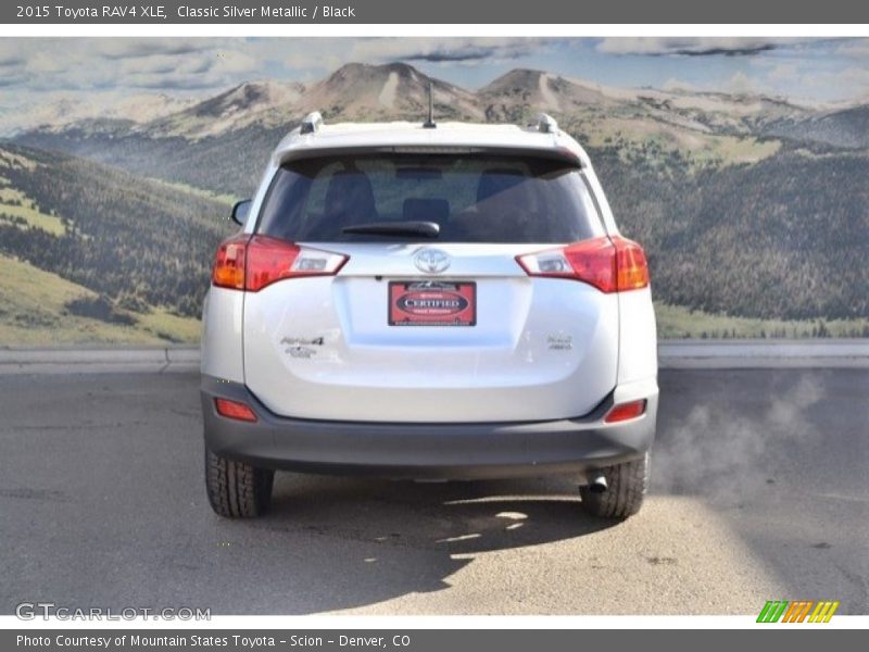 Classic Silver Metallic / Black 2015 Toyota RAV4 XLE