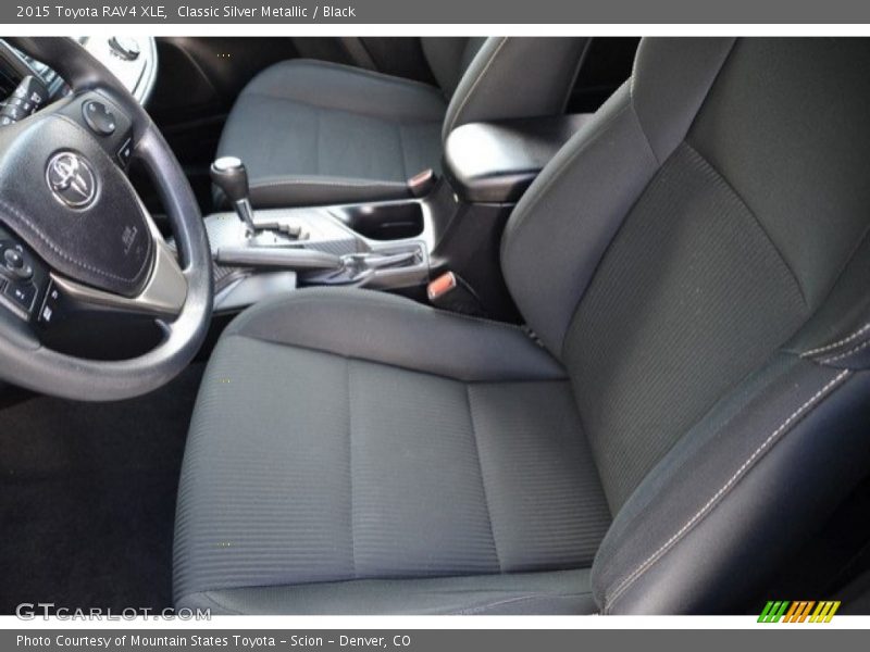 Classic Silver Metallic / Black 2015 Toyota RAV4 XLE