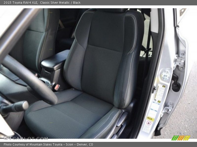 Classic Silver Metallic / Black 2015 Toyota RAV4 XLE
