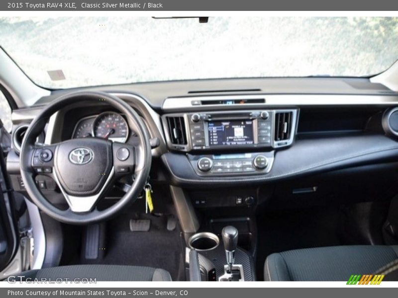 Classic Silver Metallic / Black 2015 Toyota RAV4 XLE