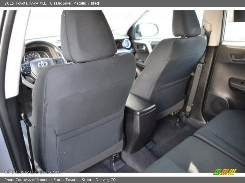 Classic Silver Metallic / Black 2015 Toyota RAV4 XLE