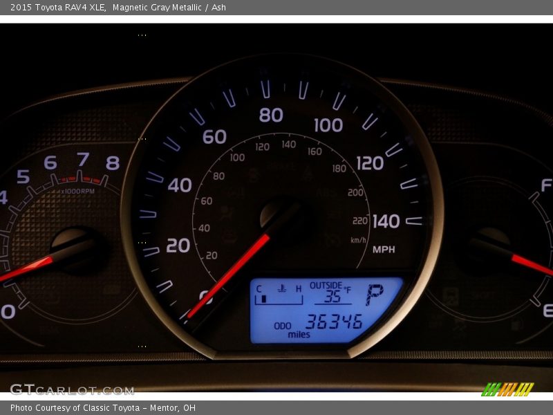 Magnetic Gray Metallic / Ash 2015 Toyota RAV4 XLE