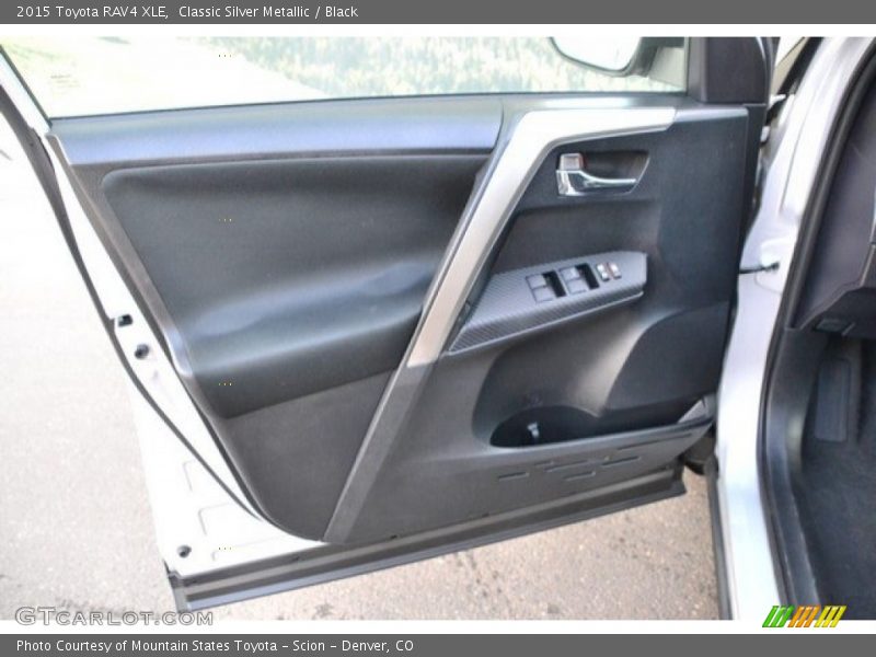 Classic Silver Metallic / Black 2015 Toyota RAV4 XLE