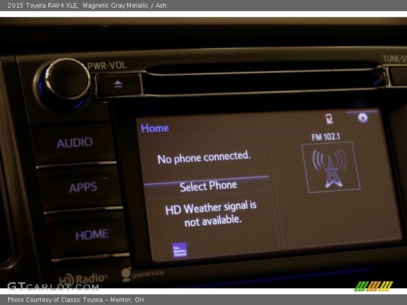 Magnetic Gray Metallic / Ash 2015 Toyota RAV4 XLE
