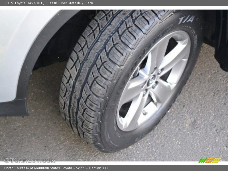 Classic Silver Metallic / Black 2015 Toyota RAV4 XLE