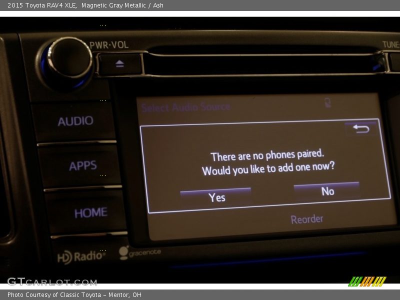 Magnetic Gray Metallic / Ash 2015 Toyota RAV4 XLE