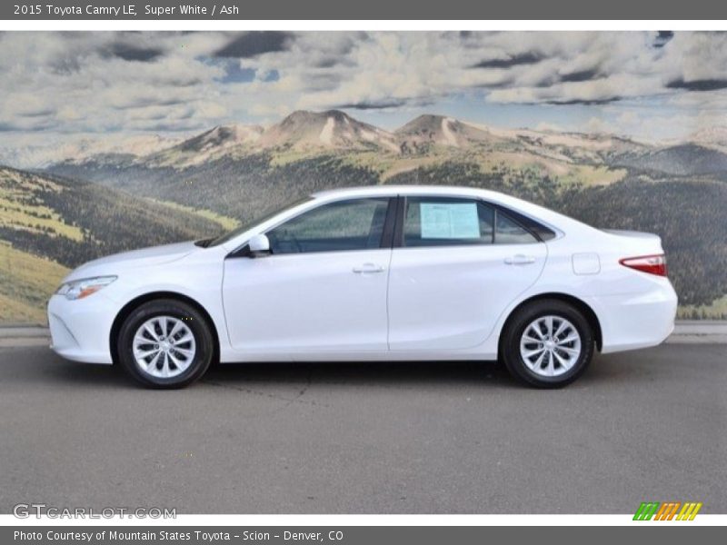 Super White / Ash 2015 Toyota Camry LE
