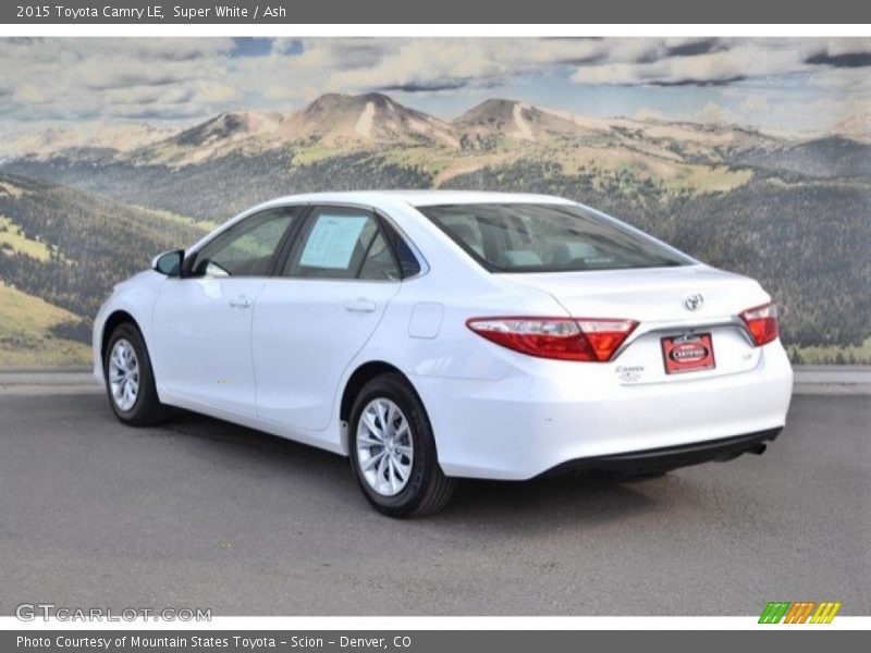 Super White / Ash 2015 Toyota Camry LE
