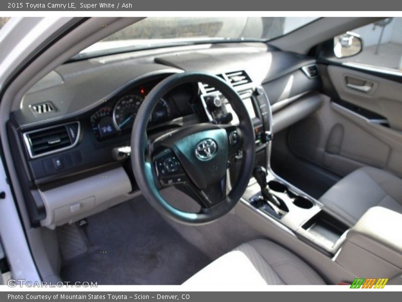 Super White / Ash 2015 Toyota Camry LE