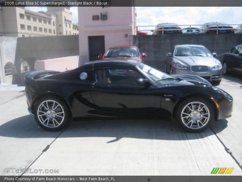 Starlight Black / Biscuit 2008 Lotus Elise SC Supercharged