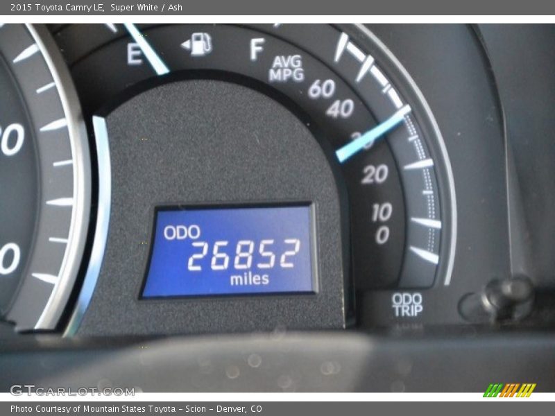 Super White / Ash 2015 Toyota Camry LE