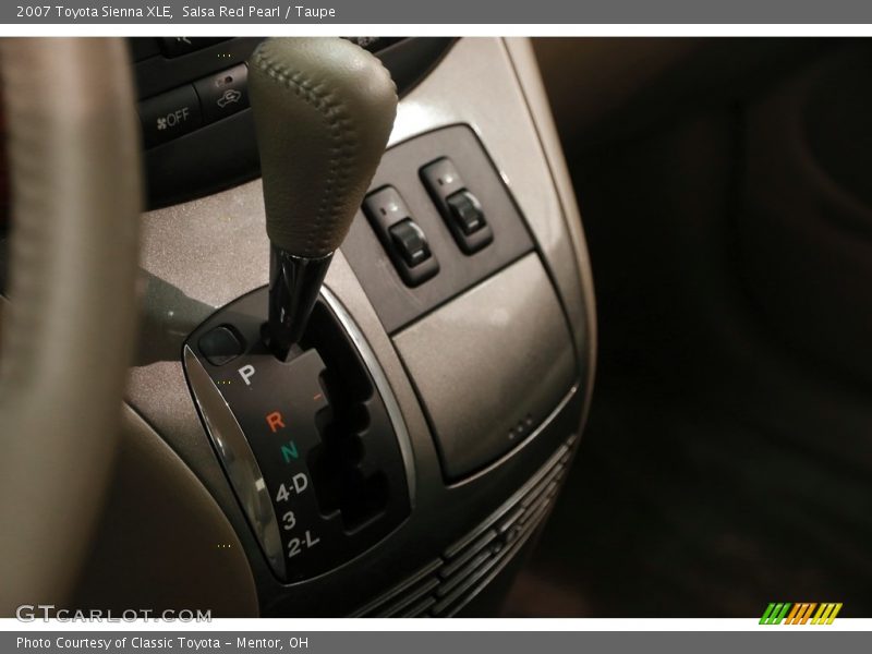Salsa Red Pearl / Taupe 2007 Toyota Sienna XLE