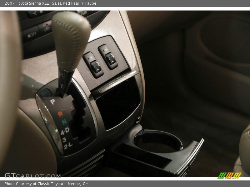 Salsa Red Pearl / Taupe 2007 Toyota Sienna XLE