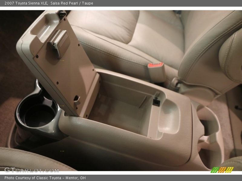 Salsa Red Pearl / Taupe 2007 Toyota Sienna XLE