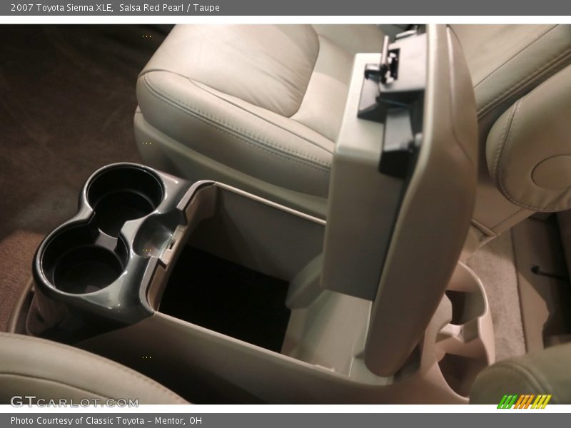 Salsa Red Pearl / Taupe 2007 Toyota Sienna XLE