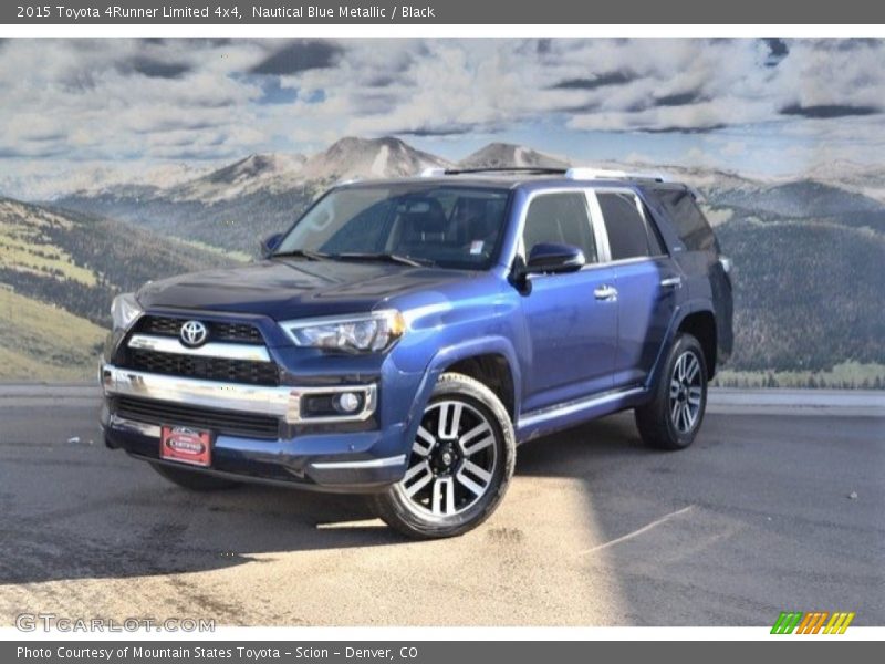 Nautical Blue Metallic / Black 2015 Toyota 4Runner Limited 4x4