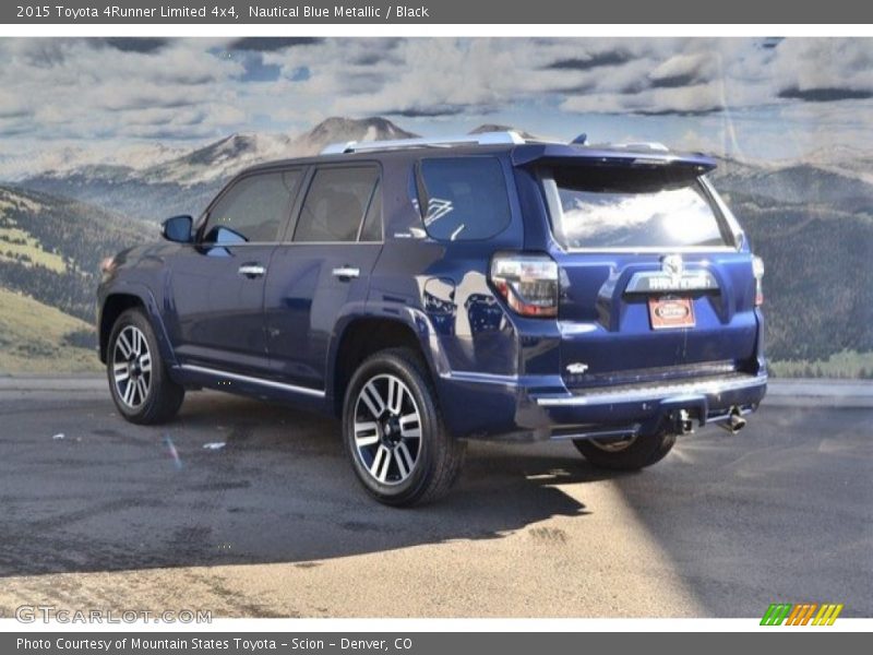 Nautical Blue Metallic / Black 2015 Toyota 4Runner Limited 4x4