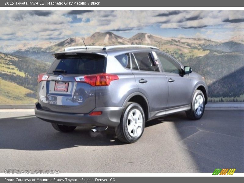 Magnetic Gray Metallic / Black 2015 Toyota RAV4 LE