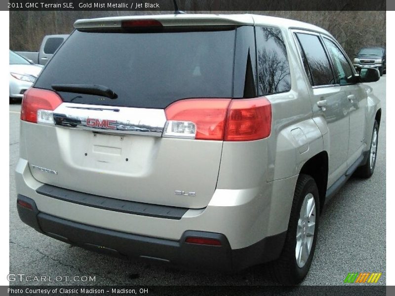 Gold Mist Metallic / Jet Black 2011 GMC Terrain SLE