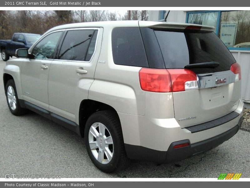 Gold Mist Metallic / Jet Black 2011 GMC Terrain SLE