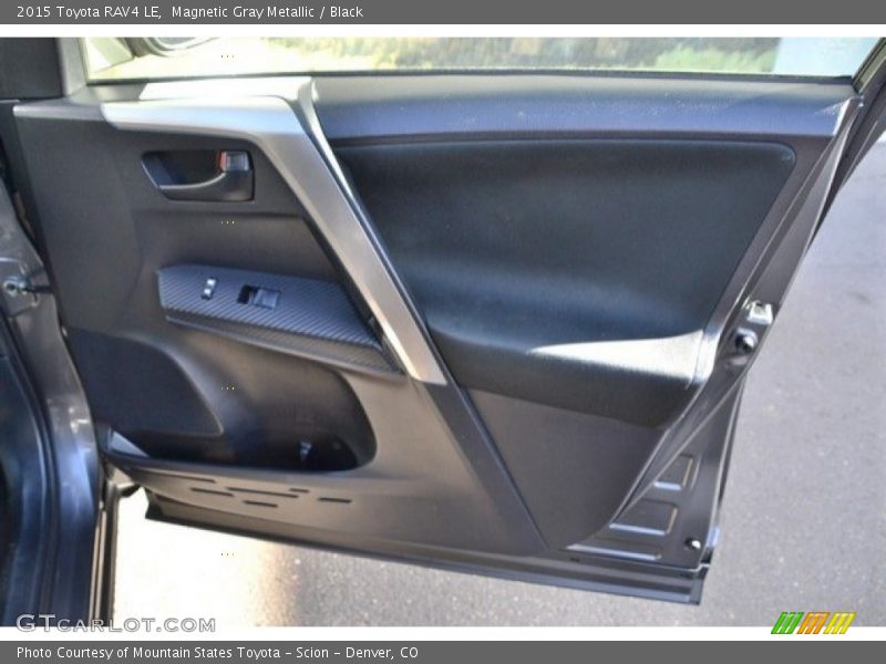 Magnetic Gray Metallic / Black 2015 Toyota RAV4 LE