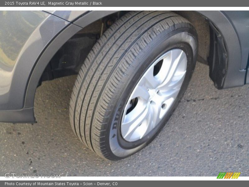 Magnetic Gray Metallic / Black 2015 Toyota RAV4 LE