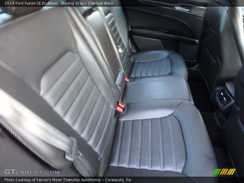 Sterling Gray / Charcoal Black 2014 Ford Fusion SE EcoBoost