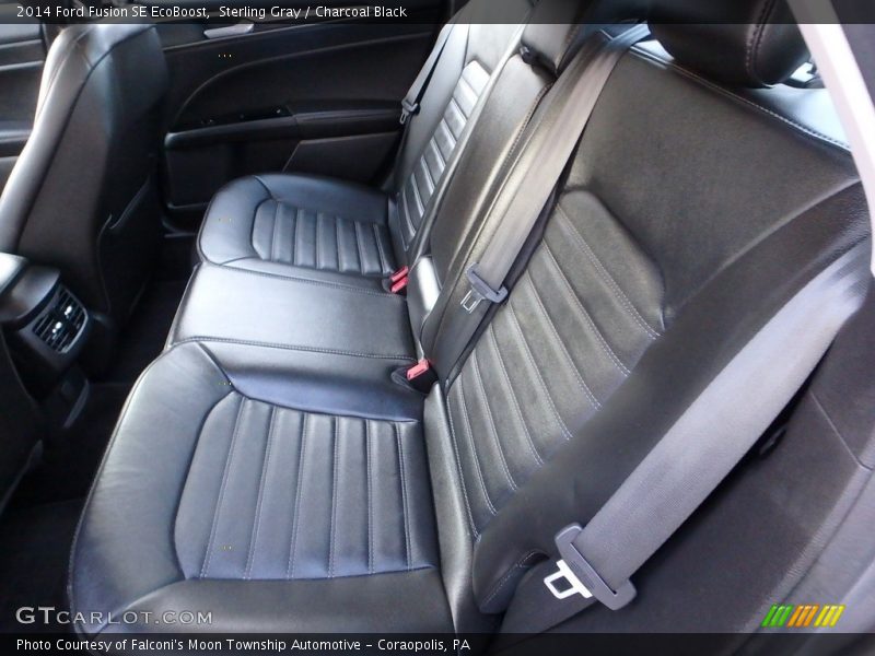 Sterling Gray / Charcoal Black 2014 Ford Fusion SE EcoBoost