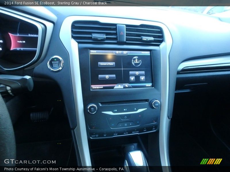Sterling Gray / Charcoal Black 2014 Ford Fusion SE EcoBoost