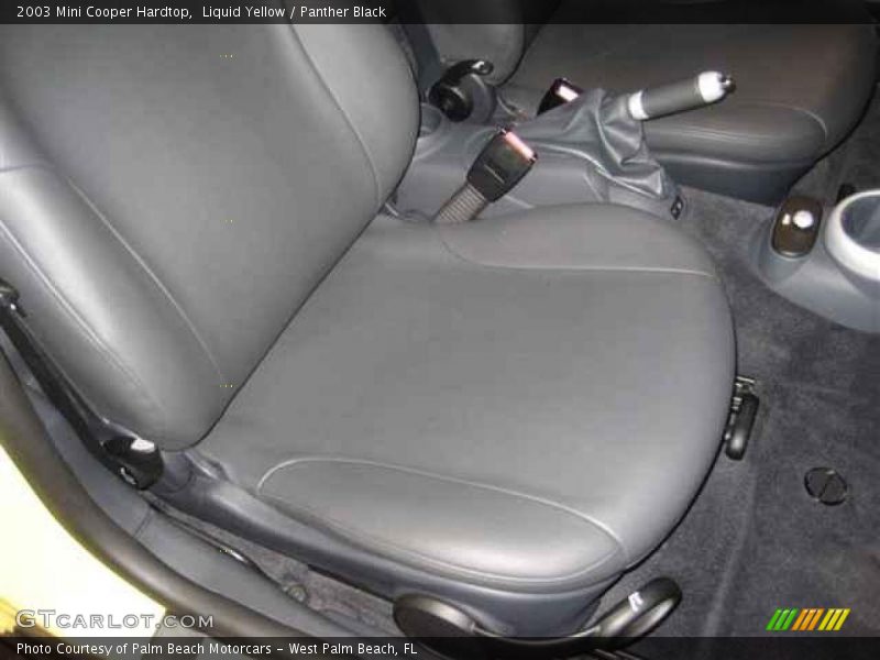 Liquid Yellow / Panther Black 2003 Mini Cooper Hardtop