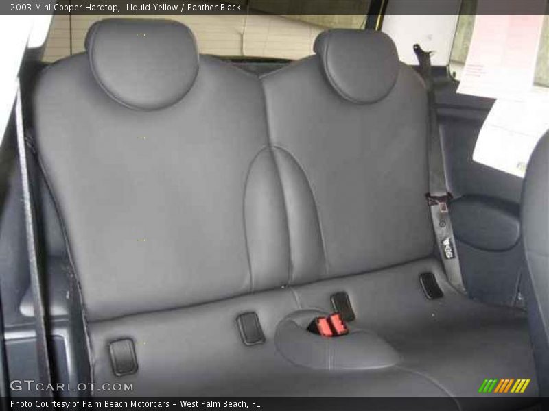 Liquid Yellow / Panther Black 2003 Mini Cooper Hardtop