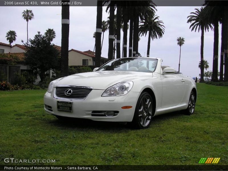 White Gold Crystal / Ecru 2006 Lexus SC 430