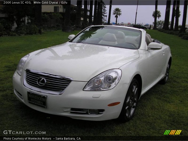 White Gold Crystal / Ecru 2006 Lexus SC 430