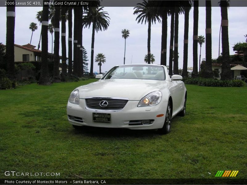 White Gold Crystal / Ecru 2006 Lexus SC 430