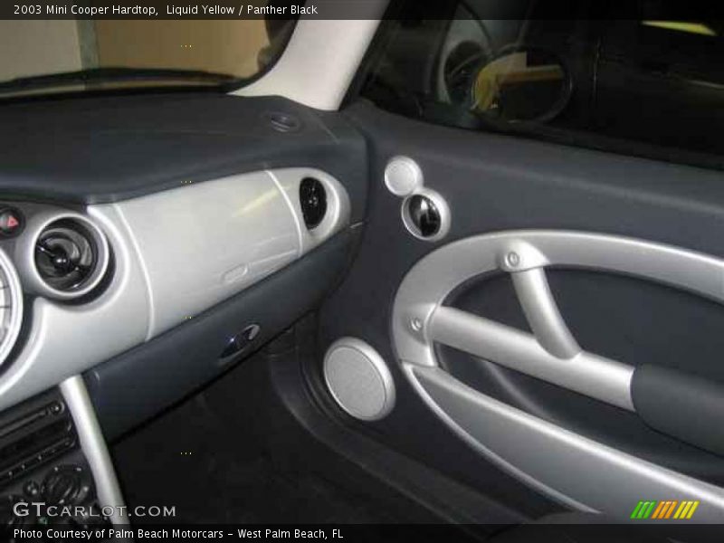 Liquid Yellow / Panther Black 2003 Mini Cooper Hardtop